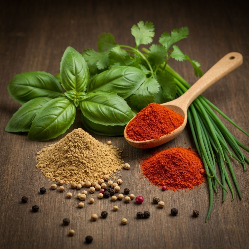 Kräuter und Gewürze